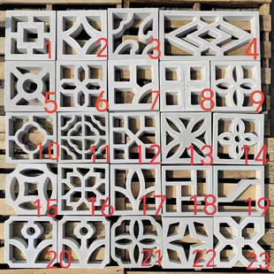 镂空空心砖窗花古建砖雕优质瓦庭院林围墙厂家促销隔断新款空心砖