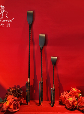 安全词小圈实践工具高端sp马鞭长鞭双层皮拍皮鞭道具套装送收纳袋