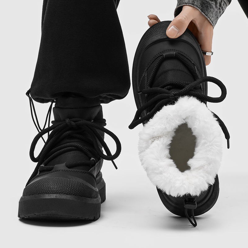 冬季加绒东北面包棉鞋保暖雪地靴