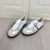 Lady 系带浅口单鞋 Shoes外贸原单圆头平底休闲板鞋 真皮简约新款