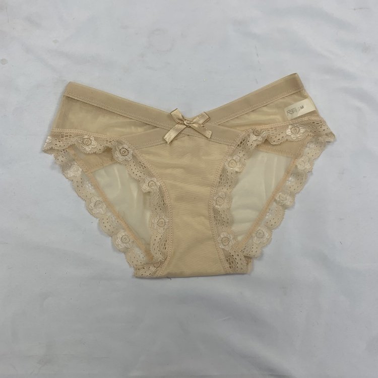 网纱双V交叉性感蕾丝无痕低腰火辣透明蝴蝶结抗菌棉裆内裤女,女士内衣/男士内衣/家居服,女三角裤,淘宝优惠券,粉丝福利购,淘宝优惠卷