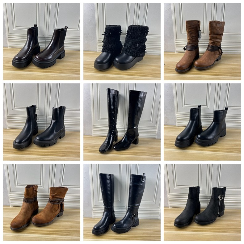 短靴简约时尚新款圆头