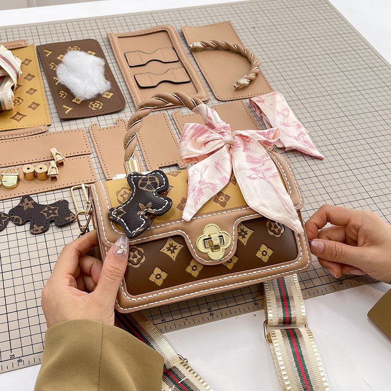 diy节日礼物手工编织包女亲手自制作手提斜挎包送闺蜜女朋友DIY包,箱包皮具/热销女包/男包,小方包,淘宝优惠券,粉丝福利购,淘宝优惠卷