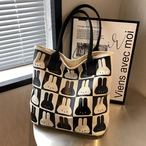 帆布包单肩手提购物袋托特包