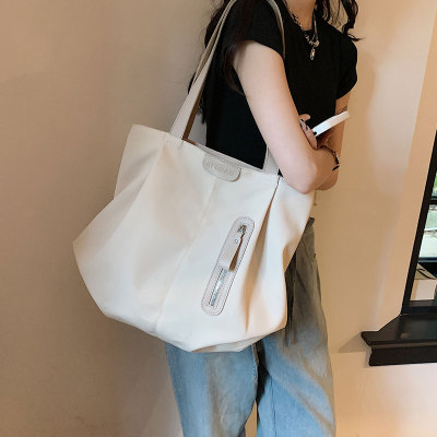 帆布包女大容量单肩包通勤托特包