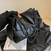 质感链条腋下包包女2025新款 小众单肩斜挎包复古百搭大容量通勤包