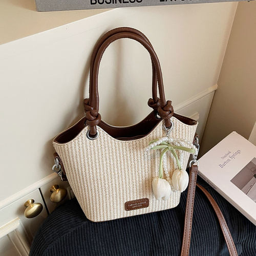 菜篮子编织包手提沙滩水桶斜挎包