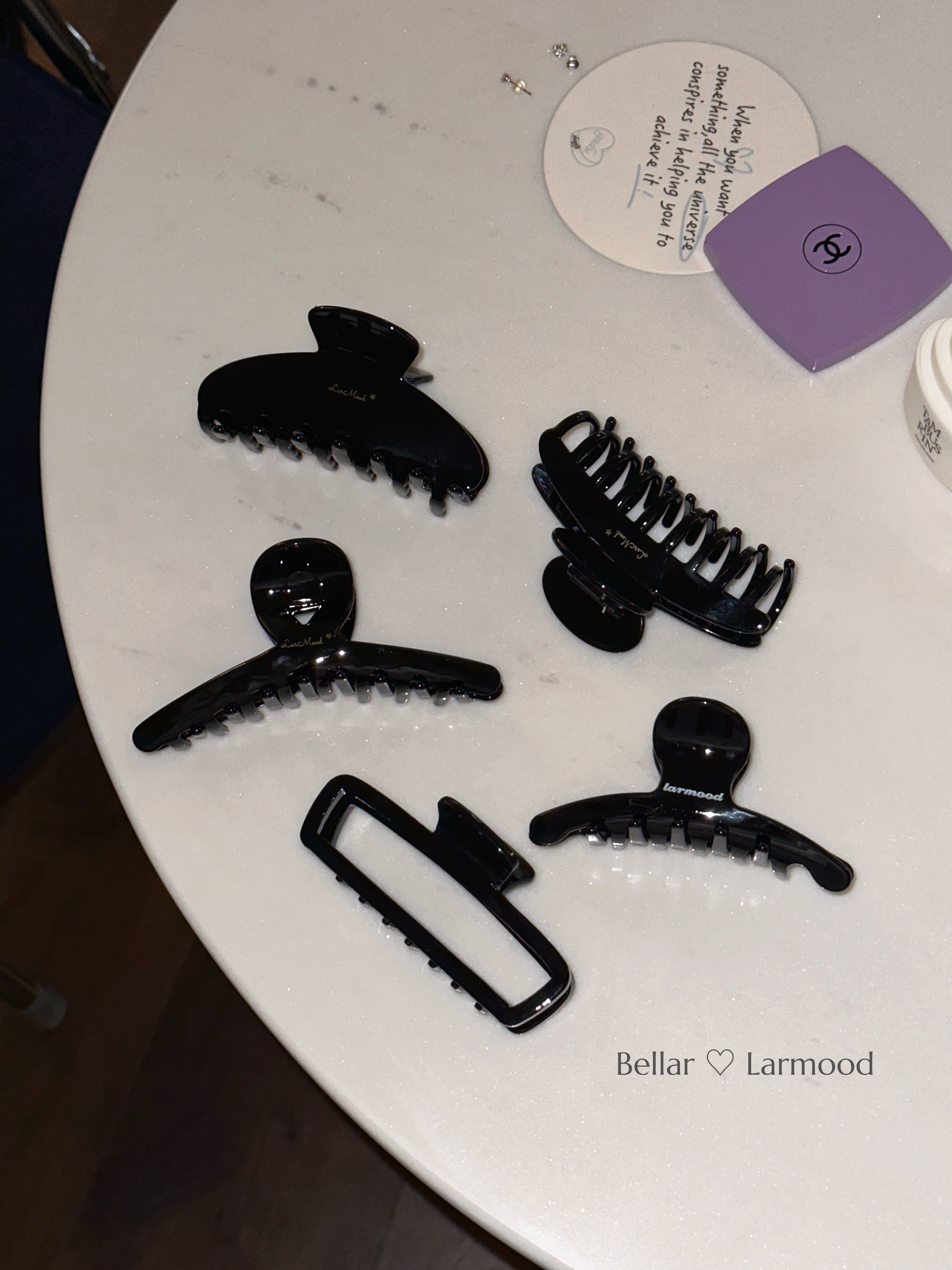 Bellar法式高级黑色系列抓夹