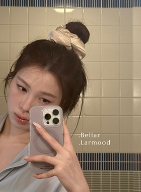 Bellar / larmood PUFF 真丝枕头泡芙柔软高级质感云朵大肠发圈