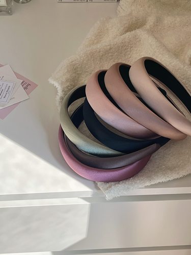 Bellar法式复古高级质感缎面发箍