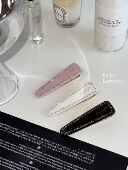 质感 高级质感 闪闪镶钻水滴刘海鸭嘴边夹 larmood Bellar