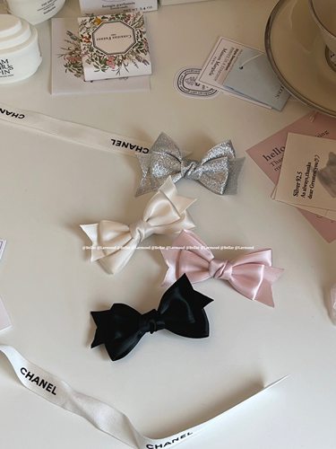 bellar甜美少女蝴蝶结发夹