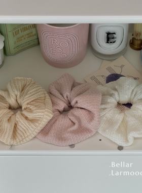 Bellar / larmood KNIT 2.0 秋冬毛线手工复古 低马尾丸子头发圈