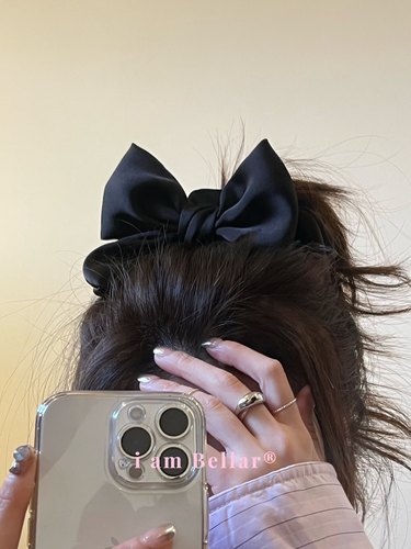 Bellar甜美高马尾蝴蝶结发绳