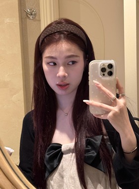 Bellar/larmood kirakira 经典复古星星少女学院风爱心圆片发箍