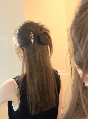 Bellar / larmood 原创 夏日甜心 糖果色 锆石 金属黄铜刘海发夹