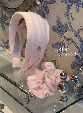 Bellar/larmood 90s美式复古甜心少女纯色加宽系列高颅顶发箍发带