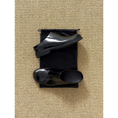 一脚蹬乐福鞋户外勃肯鞋男女厚底通勤皮拖鞋穆勒休闲鞋潮款德比鞋