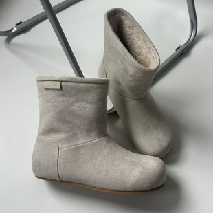 雪地靴短筒休闲秋冬款潮男女烟筒靴加绒保暖套脚加厚棉鞋切尔西靴