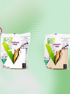 Японский уроженец Hario Hario v60 № 01/02 Log/Bleach Filter Paper