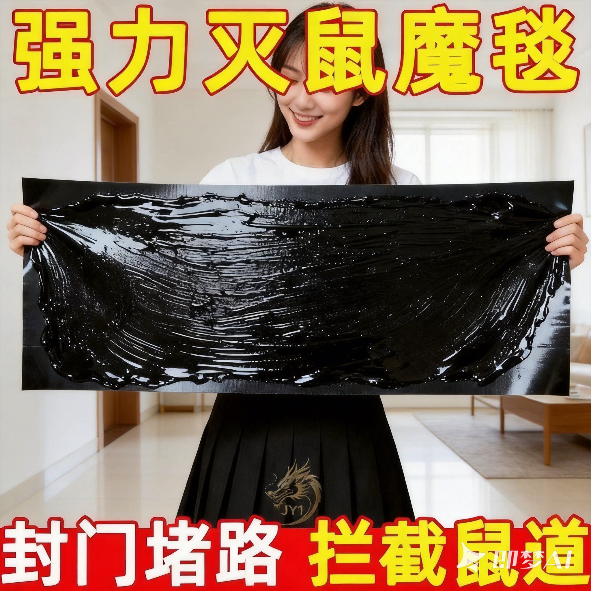 粘鼠板强力粘鼠灭鼠魔毯隐形捕捉