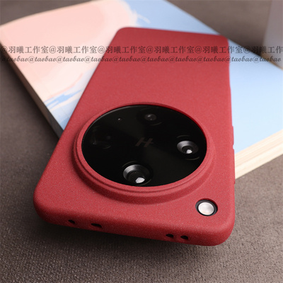 ins冷淡风颗粒粗磨砂防指纹硅胶软壳适用OPPOFindX9Pro手机壳大孔镜头FindX8S+圆弧边FindX8Ultra复古酒红色