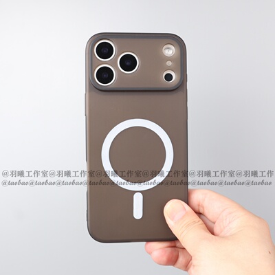 适用苹果iphone17ProMax手机壳内置磁吸硅胶软壳16plus保护套磨砂裸机感15Pro全包镜头14简约半透明13黑白色