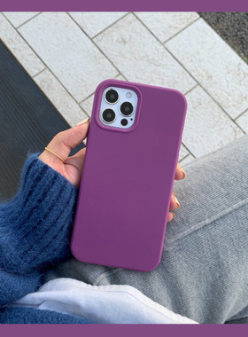 一加8T磨砂软套1+9R适用一加10手机壳1+6t葡萄紫色AcePro硅胶1+7t全包11/Ace2V