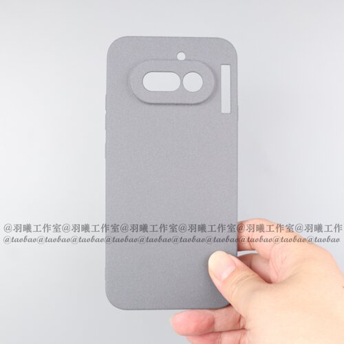 岩砂软壳适用Nothing phone 4a手机壳磨砂防指纹nothingphone3aPro保护套全包圆边防滑透气散热简约ins纯灰色