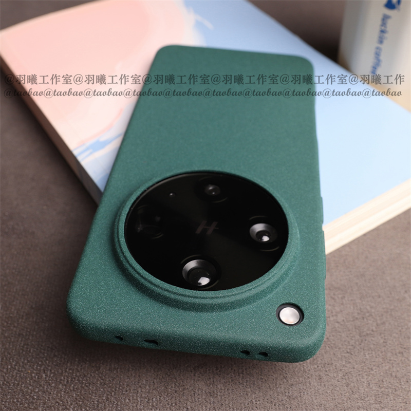 ins冷淡风颗粒手感粗磨砂不沾指纹防滑硅胶软壳适用OPPOFindX8Ultra大孔镜头手机壳X8S+墨绿色X8Pro简约轻薄