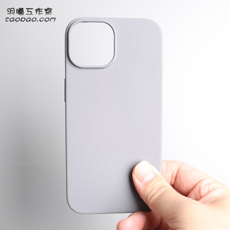 岩砂软壳适用苹果16手机壳磨砂防指纹iPhone15ProMax保护套纯色13pro大孔镜头14plus网红ins冷淡风12mini硅胶