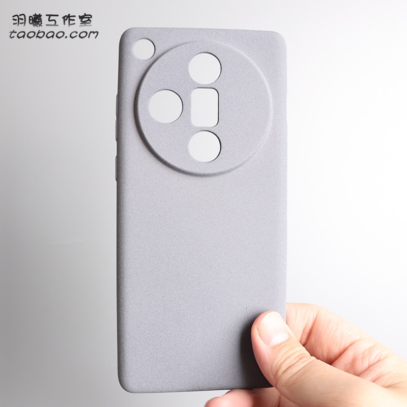 岩砂软壳适用OPPOFindX7Ultra手机壳5磨砂防指纹FindX6Pro纯色硅胶FindX8S+网红ins冷淡风简约全包圆边FindX9