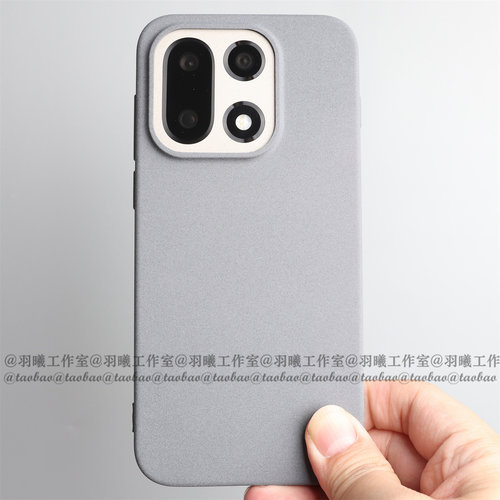 适用一加15T手机壳大孔镜头硅胶软壳OnePlus 13T保护套粗磨砂不沾指纹防滑全包圆边Ace6简约ins纯灰色Ace5Pro