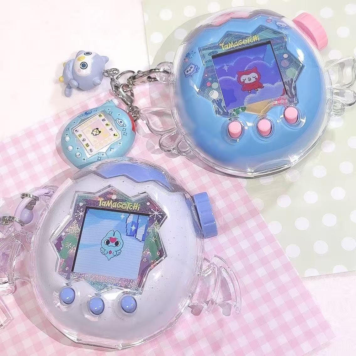适用拓麻歌子TamagotchiParadise欢乐园保护壳小恶魔天使透明外壳										