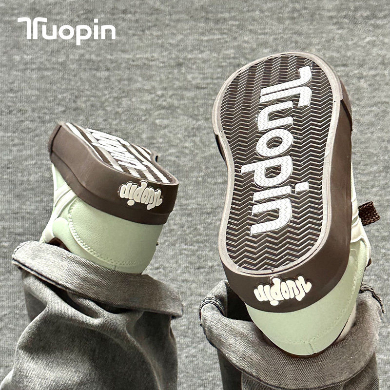 鮀品薄荷生巧厚底休闲板鞋2026新款潮流爆款百搭配裙子小众女鞋子