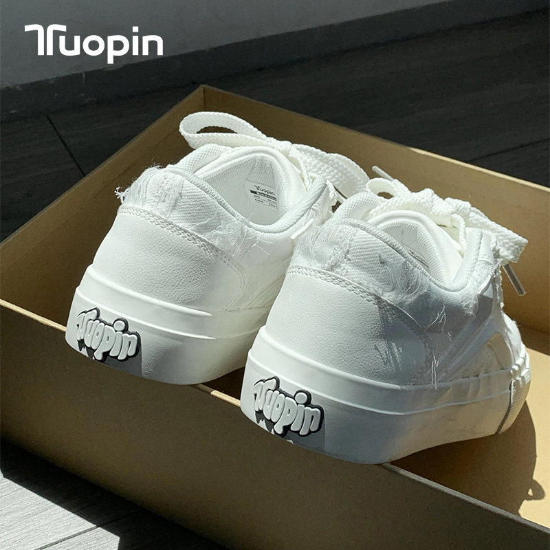 鮀品小白鞋原创厚底增高时尚休闲板鞋2026新款小众百搭潮流女鞋子