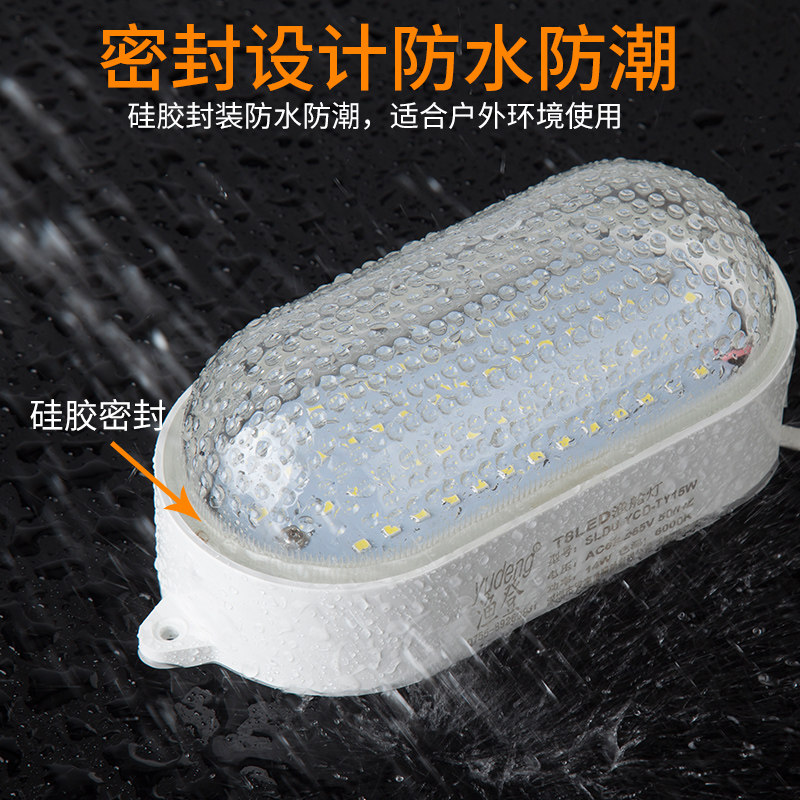 渔登 110V220VLED灯泡抗寒耐冻LED冷库灯防水防潮庭院车库照明灯