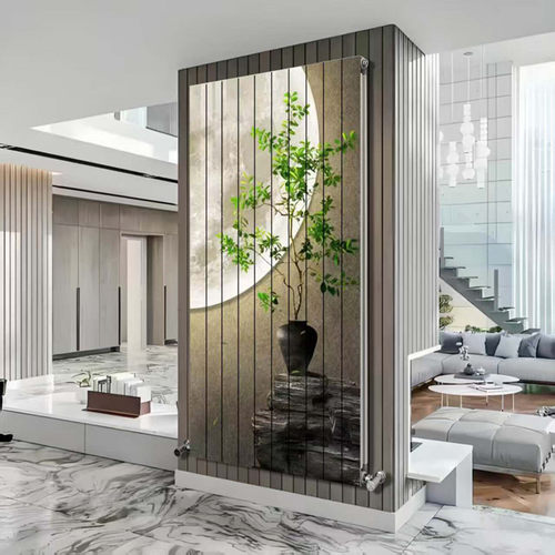 艺术铜铝复合暖气片家用超薄立式