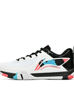 李宁 贴地飞行2 LIT羽毛球鞋 训练鞋系带防滑耐磨 AYTT003-2 JL仓