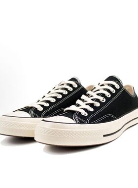 Converse All Star 70s 百搭舒适耐磨 低帮帆布鞋 黑色162058C bl