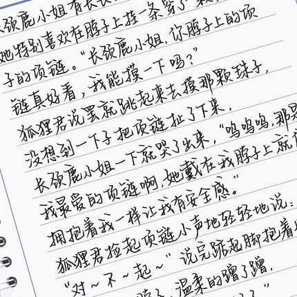 fifi手写体男女学生漂亮练字帖励志语录描红临摹练字本