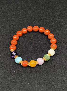 南红（玛瑙）DIY手串-约10mm-多样性发货-M君-B783