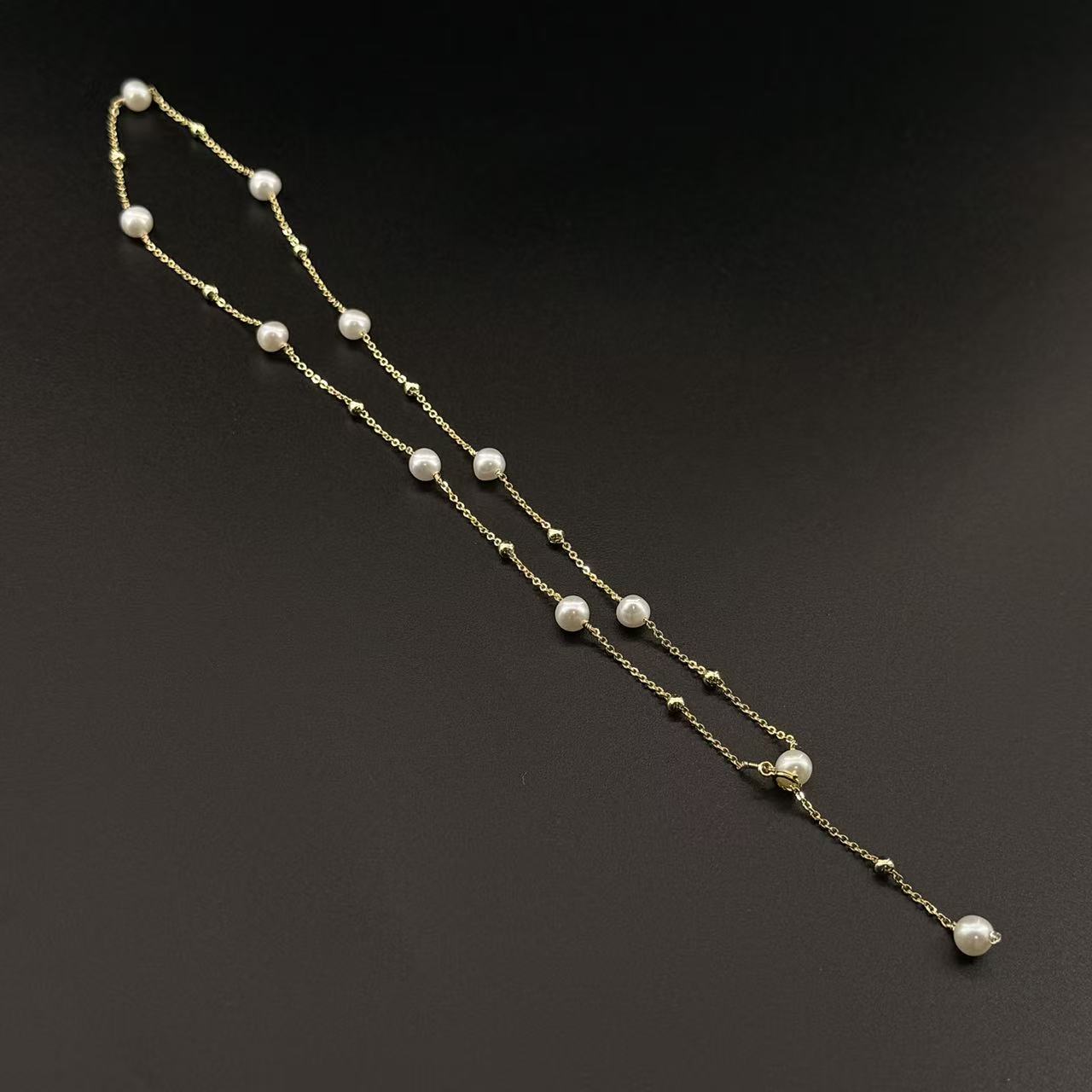 淡水珍珠满天星项链-约5mm-多样性发货-ZG珍-A2155