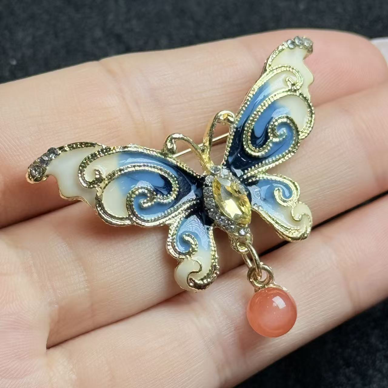 南红（玛瑙）南红胸针-多样性发货-R佳-B9934