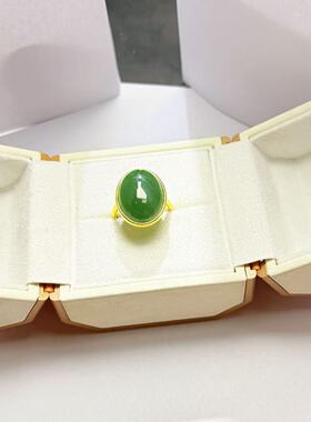 和田玉戒指-约21*17*7mm-多样性发货-FZ 红- A7574