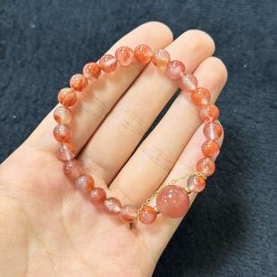 玛瑙 Z亿 DIY单圈手串 多样性发货 B9991 约7mm 南红