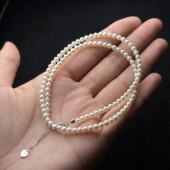 淡水珍珠小米珠项链 A2010 ZG珍 约3mm 多样性发货