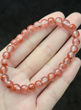 南红（玛瑙）南红直切手串-约6*6mm-T柯-多样性发货-A3975