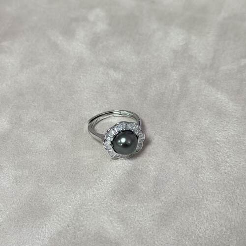 s925海水珍珠戒指-约15×9mm-多样性发货- ZG珍- A7835