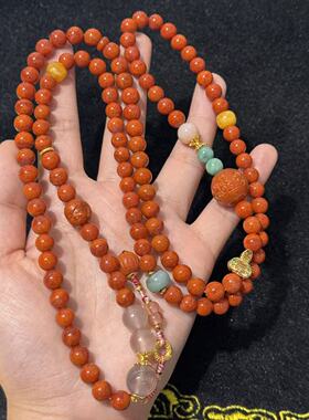 南红（玛瑙）DIY项链 -约7mm-多样性发货- H春-A2352